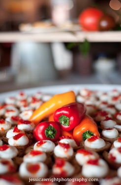 Cream Cheese and Pepper Jelly Crostini