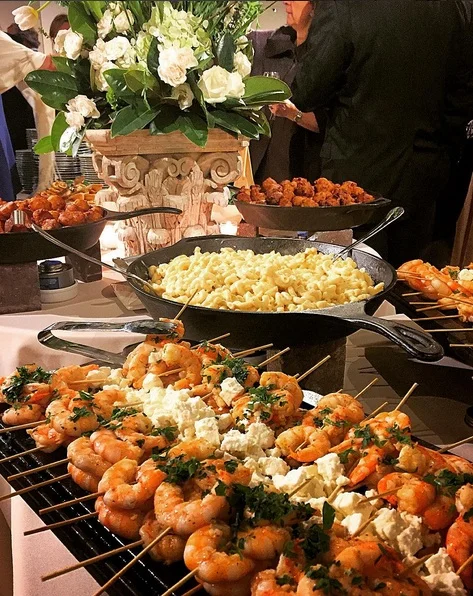 Shrimp Skewers with Feta
