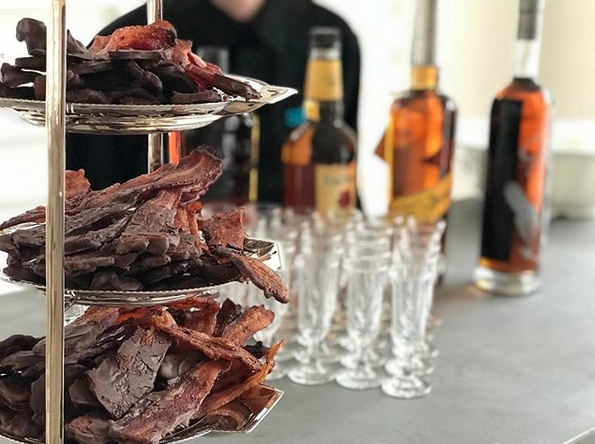 Bacon and Bourbon Bar.