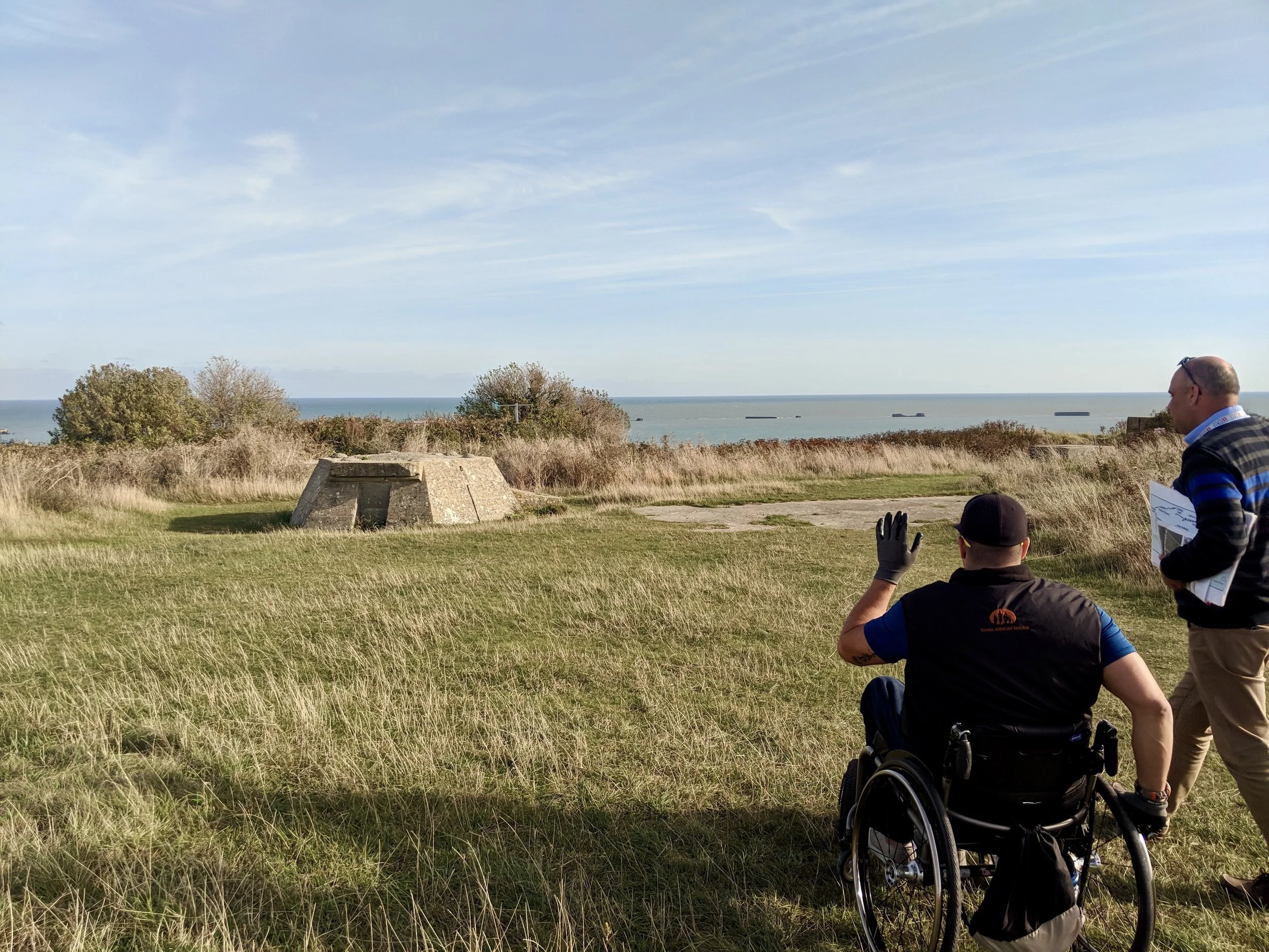 Arromanches — site of the Allies’ Mulberry Harbour