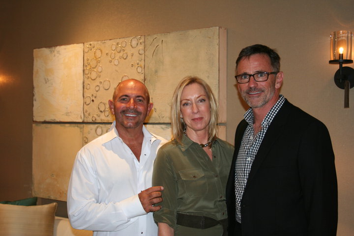 Artist Paul Ecke with Showroom Manager Mark Hemphill