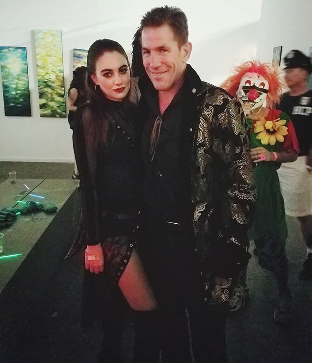 -
Halloween adventures with my partner in crime pirate.🌀💀🎃🕸💉⚰☠🔮 @thomasravenel
P.S. That dude behind us is the reason clowns wig me out. 
#tarynitup #charleston #halloween