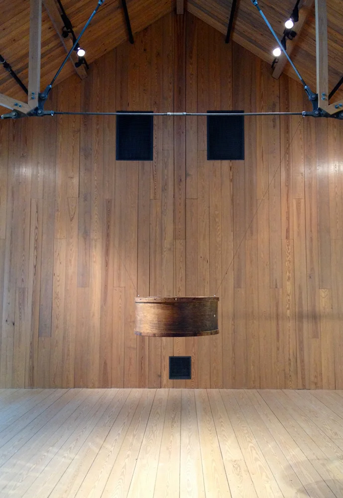 011 – Omniperspectoscope, 2014 Mixed media 12.5 x 30 x 30 inches