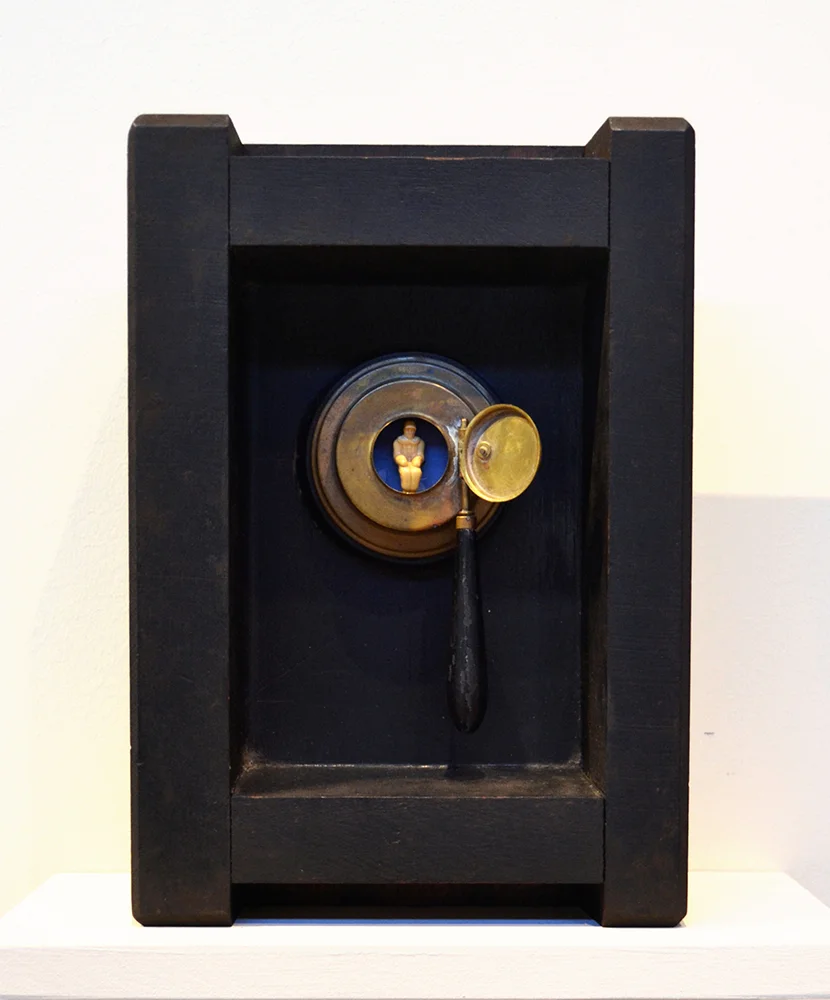 022 – Rocketeer, 2014 Mixed media 11 x 7.5 x 3 inches