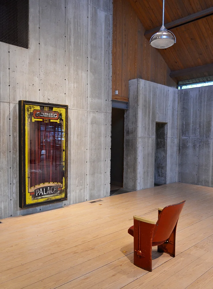 039 – Coming Attractions, 2014 Mixed media 80.5 x 40.5 x 6 inches
