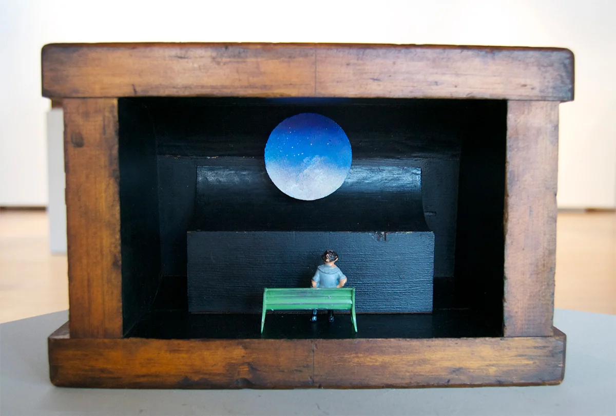 042 – Happy Birthday, 2014 Mixed media 8 x 12 x 6.5 inches