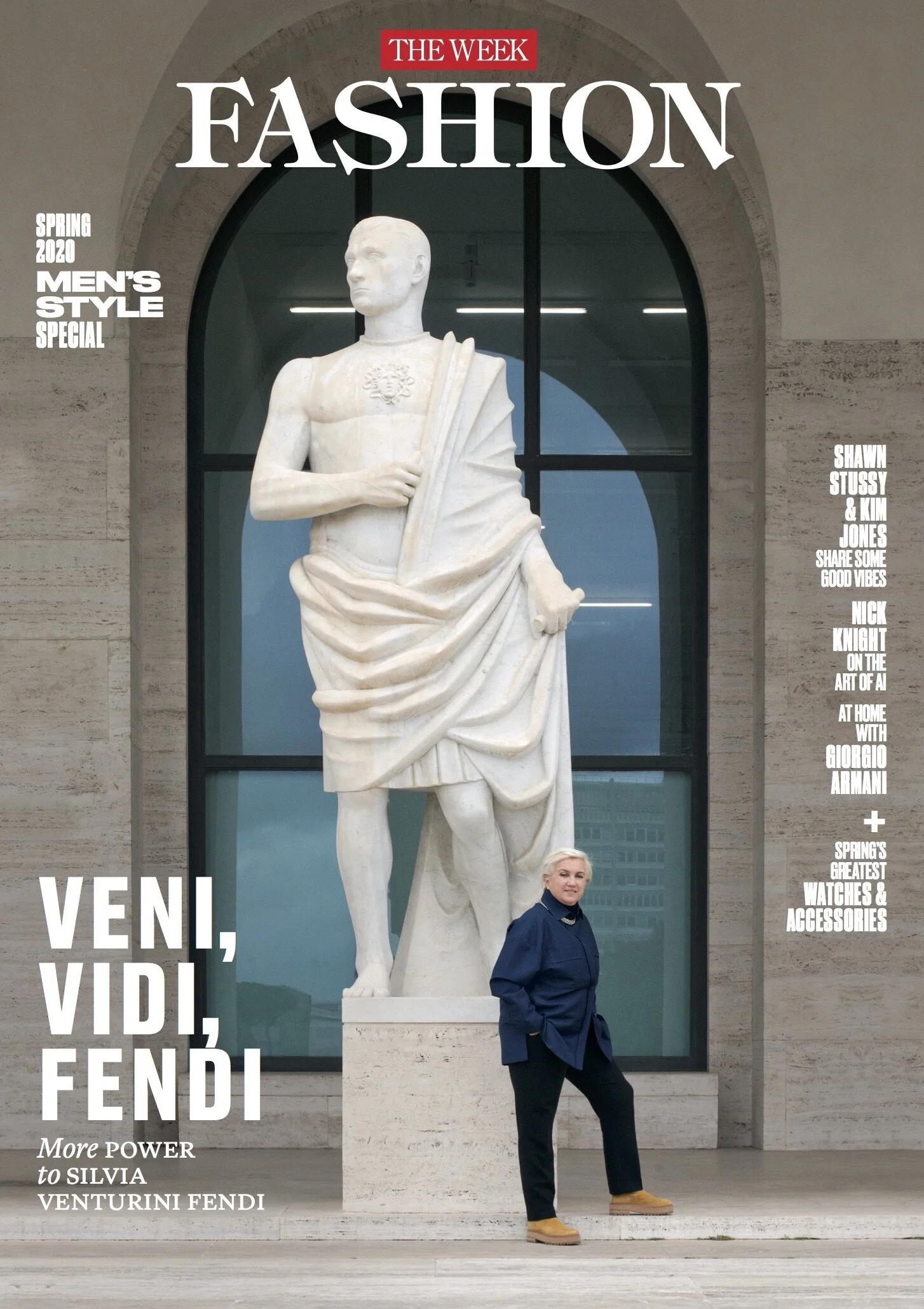 Silvia Fendi at work in Rome 