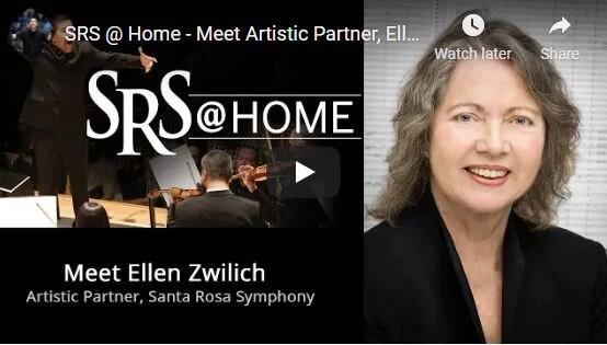 Ellen is the Santa Rosa Symphony's Artistic Partner January - May 2021
