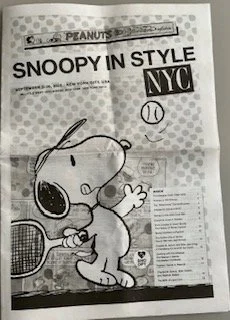 Ellen featured in "Snoopy in Style" exhibition