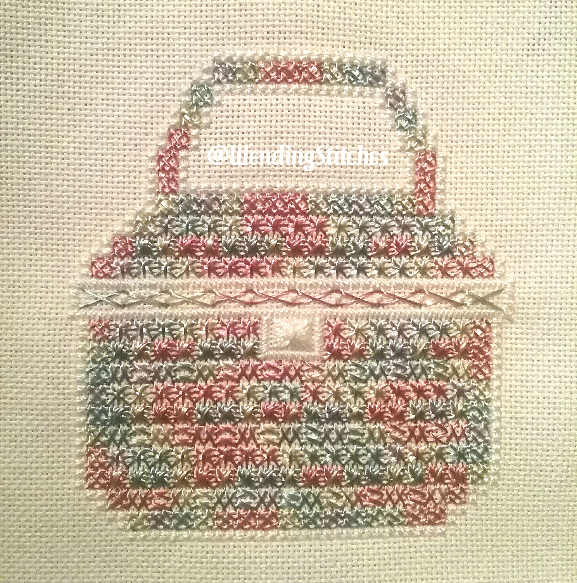 Colours used: Glorious Rainbow Charted and stitched by Wending stitches Facebook: Wending Stitches Instagram: @wendingstitches