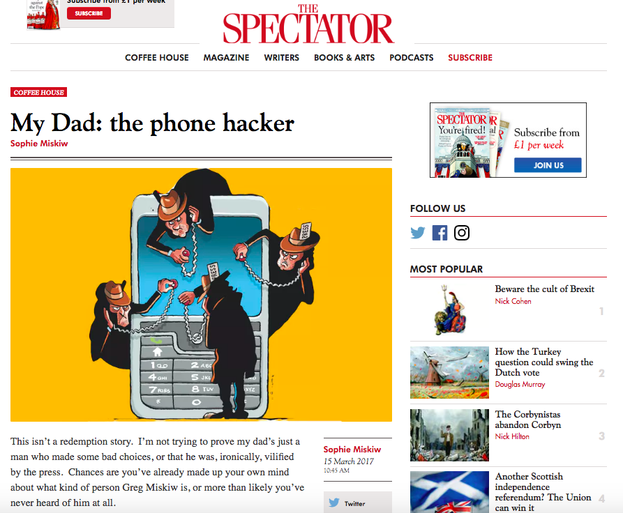 My Dad: The Phone Hacker