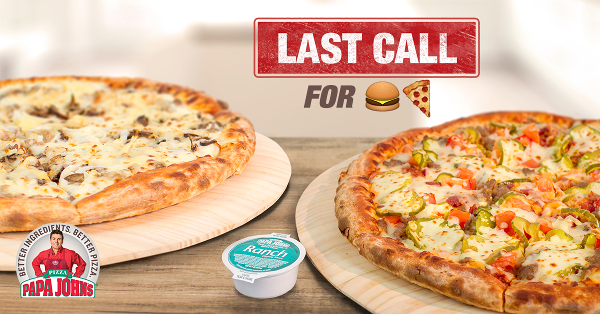 Limited Time Offer Burger Pizza