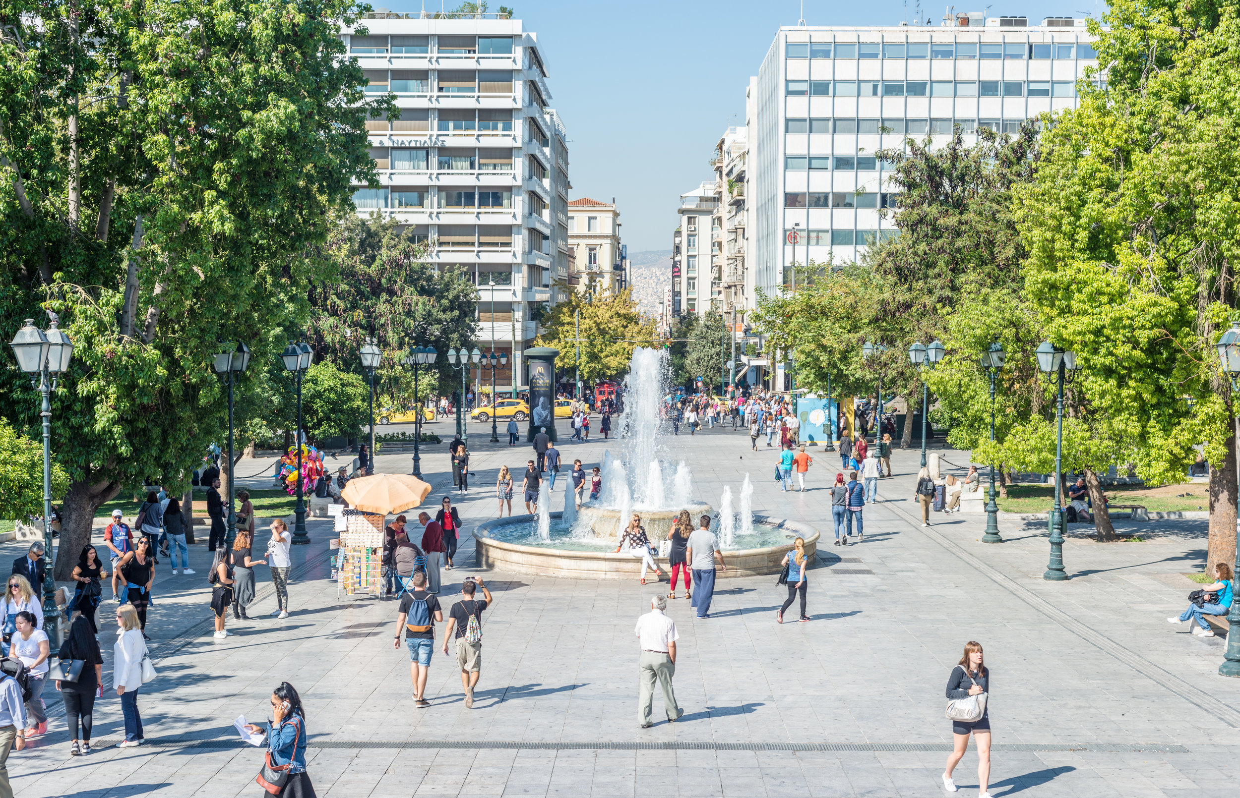 Downtown Athens, Greece