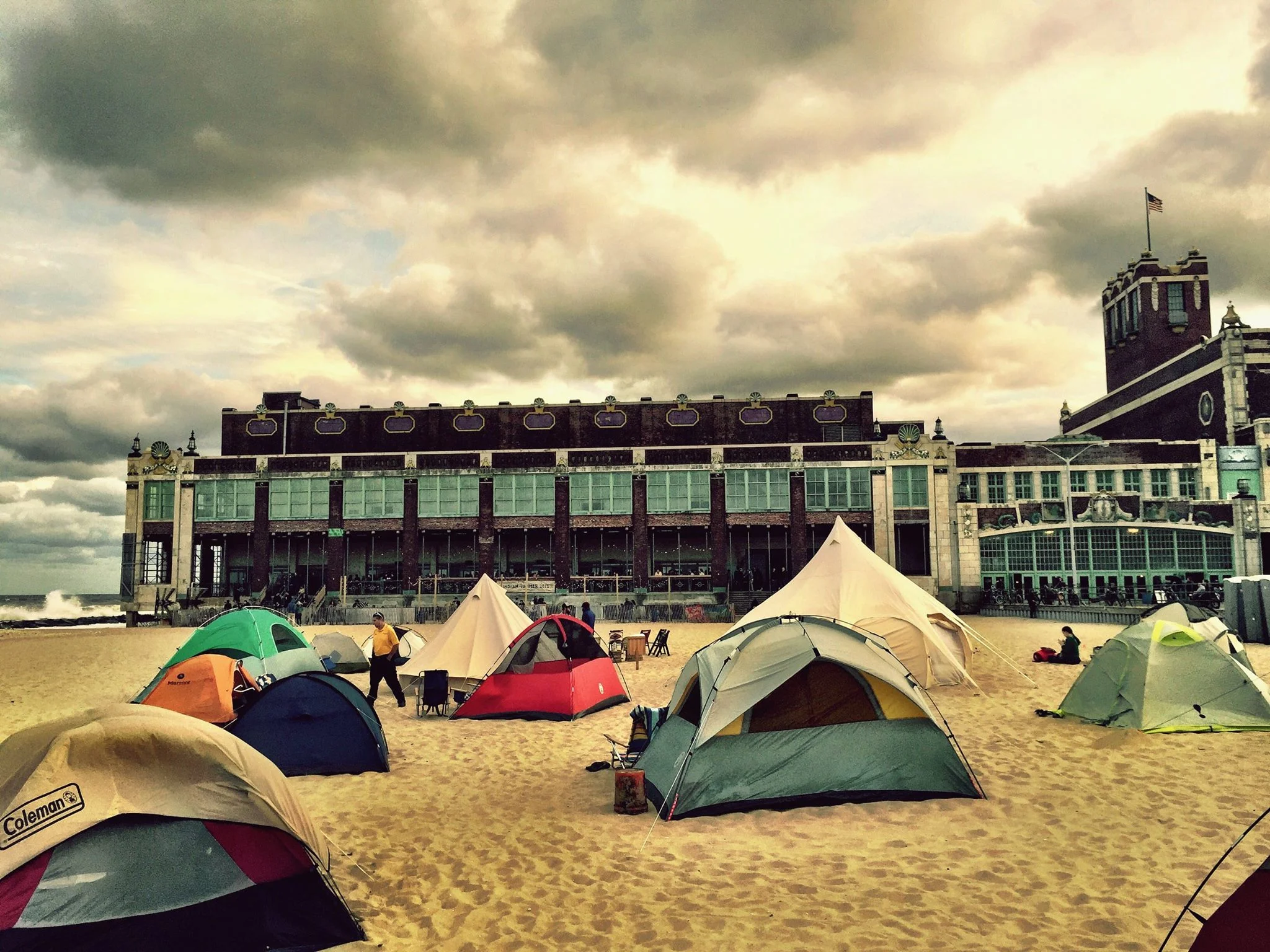 Beach Camping 2015. Photo by Jenny Vickers.