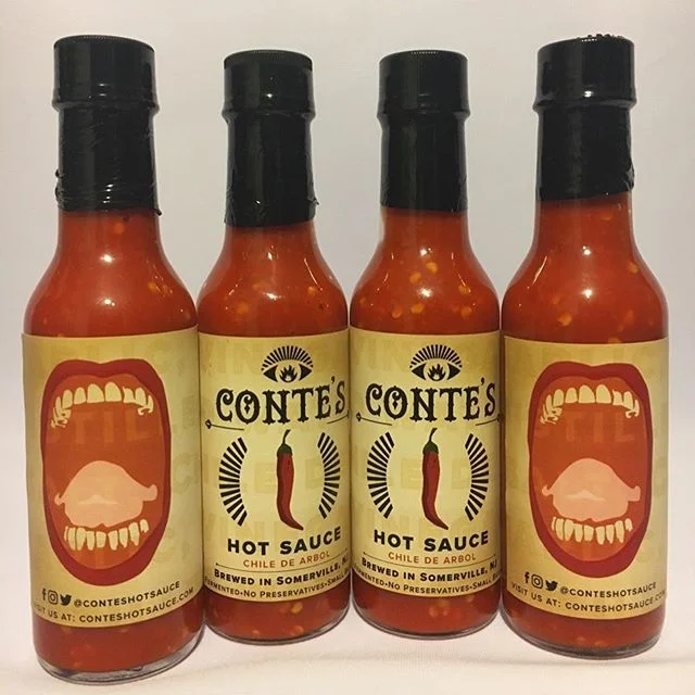 conte's hot sauce - small batch hot sauce Saturday