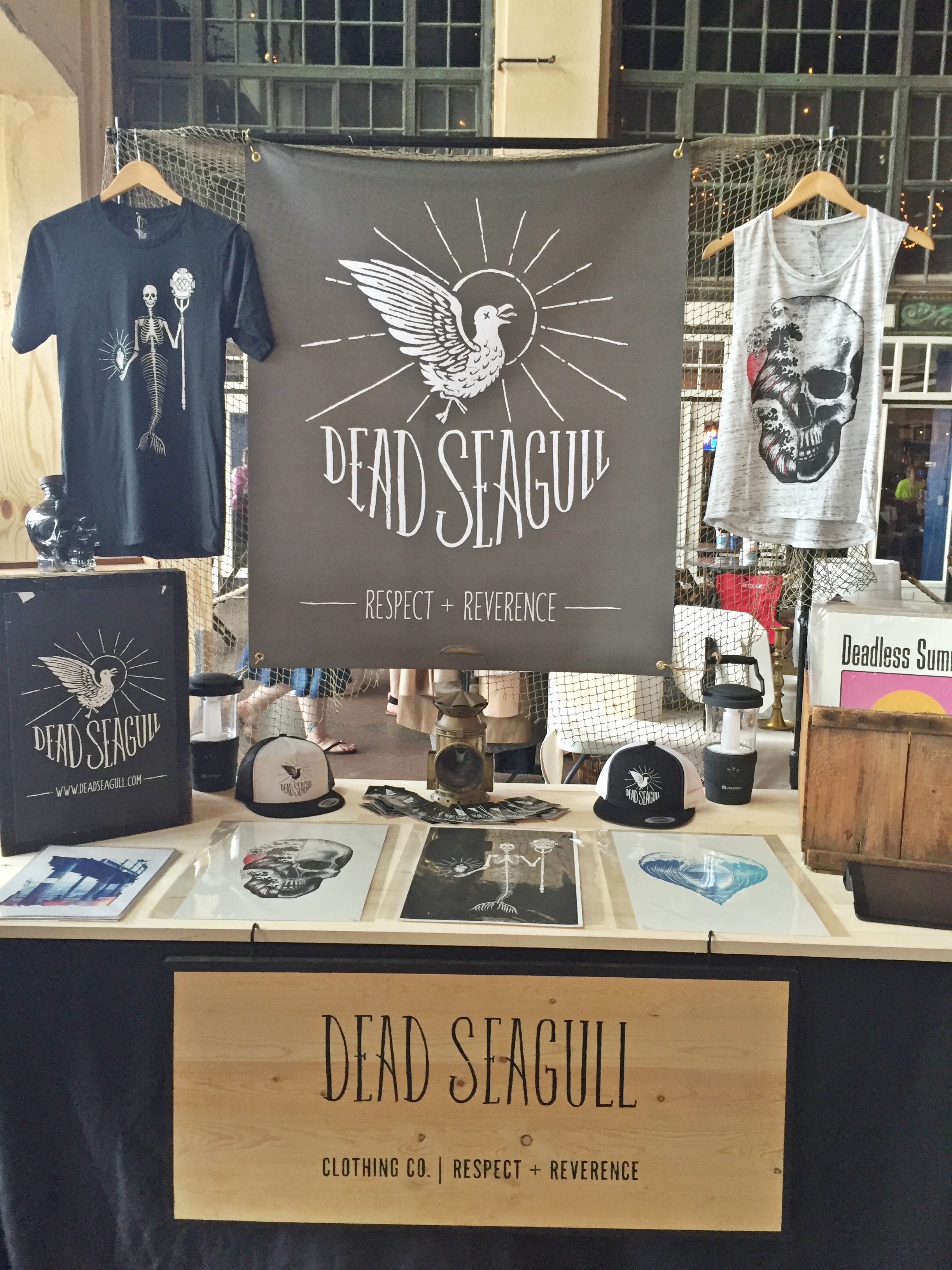 dead seagull clothing co. - artwork/apparel Saturday & Sunday