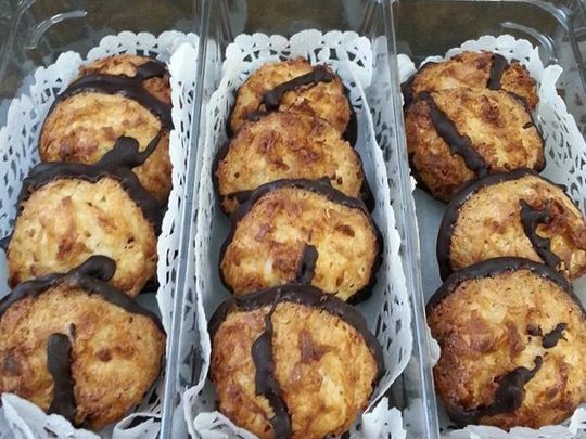 jersey girls bakery - coconut macaroons Sunday