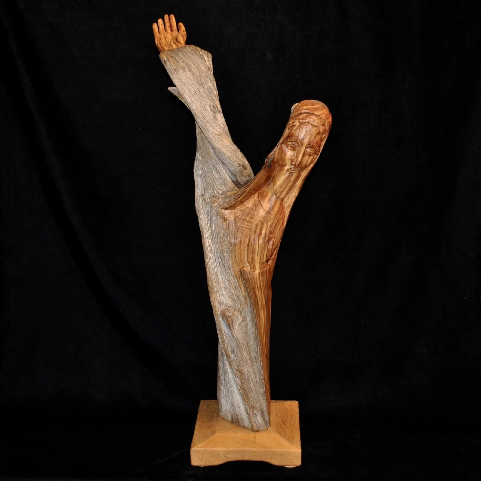 Carved Wood Santo by Chris White