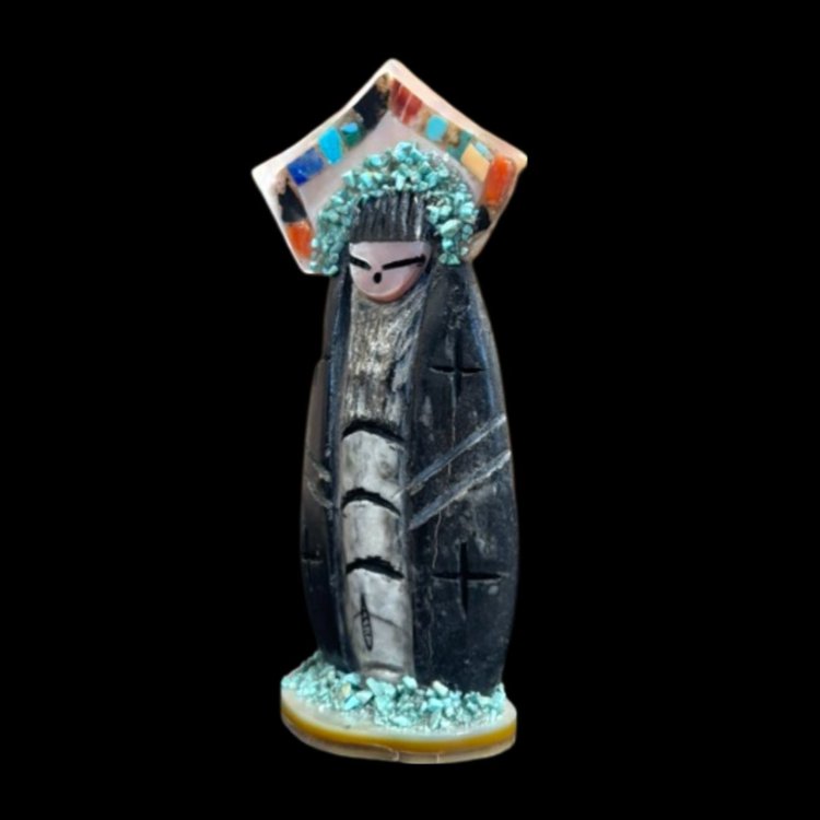 Mother of Pearl Corn Maiden by Vicky Quandelacy Bryans Gallery %C