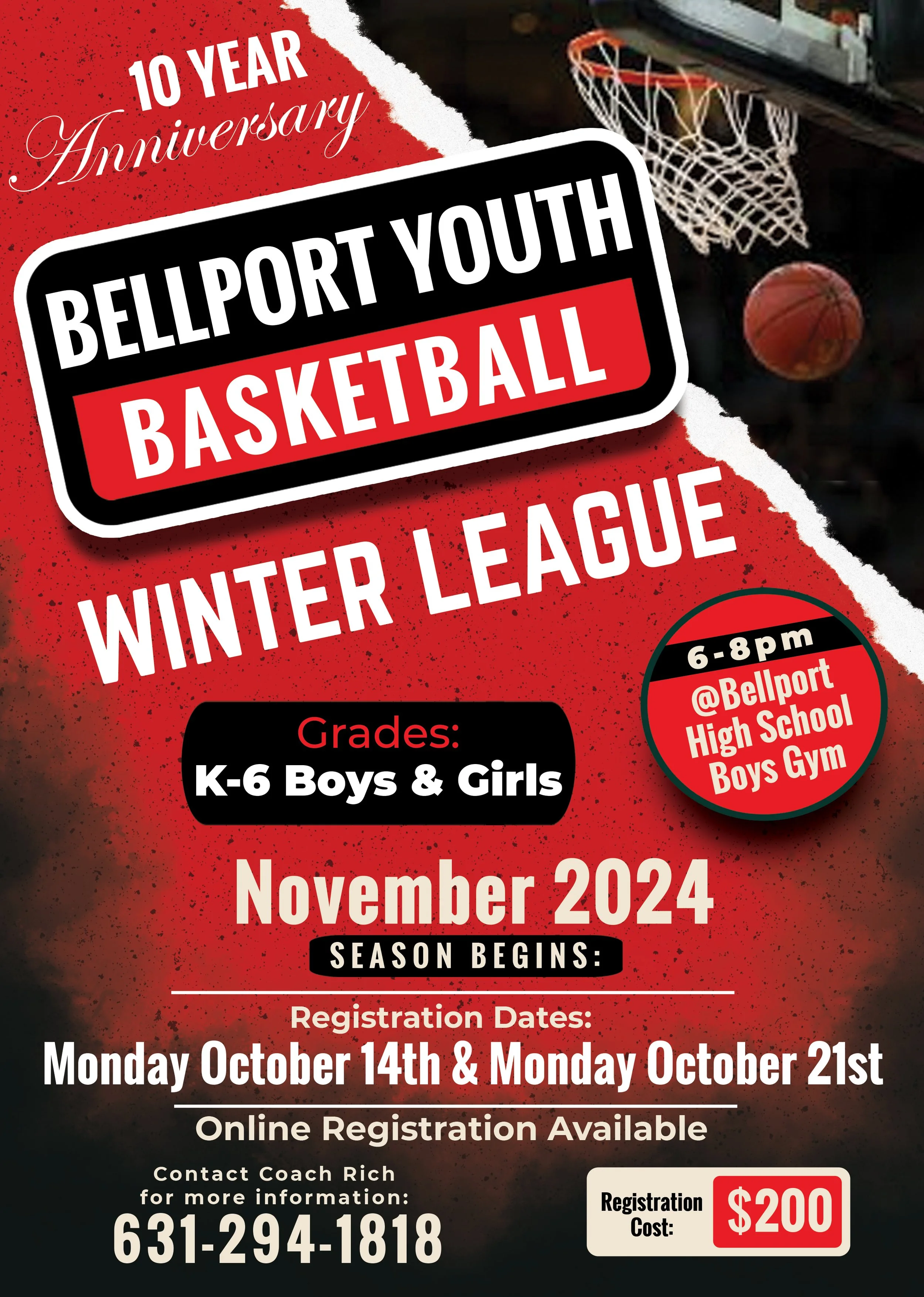 Bellport Youth Basketball Winter League 24/25