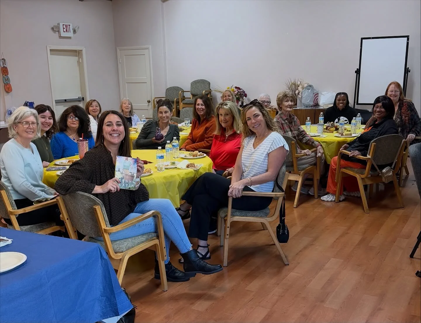 Our first Women's Connect Book Club + lunch potluck launched today after service! We'll be reading Chasing Shadows by Lynn Austin together and there is still time to join. See Jess or Kathy if you're interested. 📖