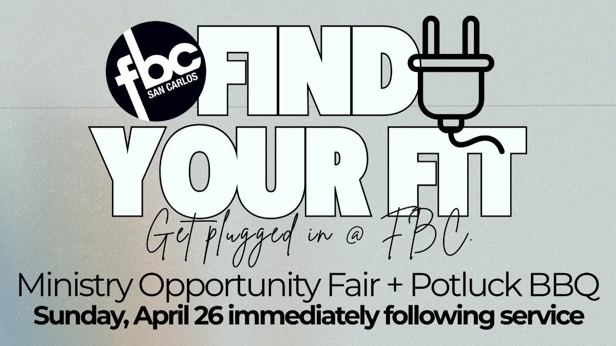 THIS Sunday! Please bring a dish to share and plan to join us. #findyourfit 🔌