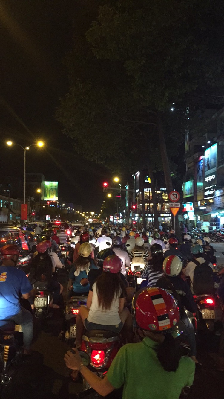 Evening Rush Hour in Saigon