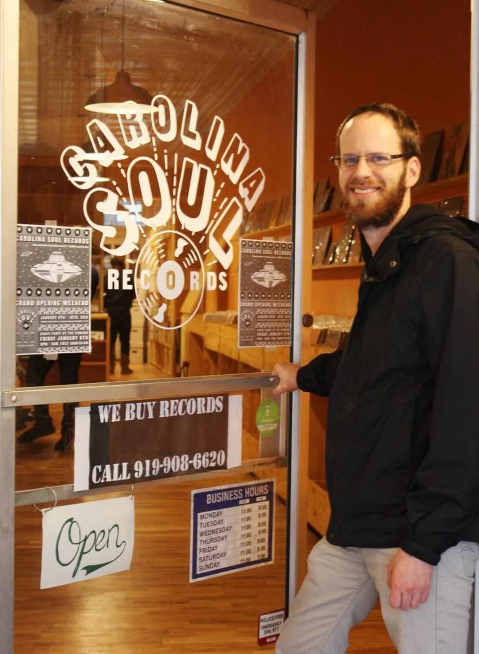 "Durham's Carolina Soul Records Has Grand Opening Dance Party," Craig Lindsey, The News & Observer (Raleigh), January 7, 2016. Interview with Carolina Soul owner Jason Perlmutter. Discussion of the set-up of the brick-and-mortar, CS's eBay record sales & Jason's previous work with record label Paradise of Bachelors. 