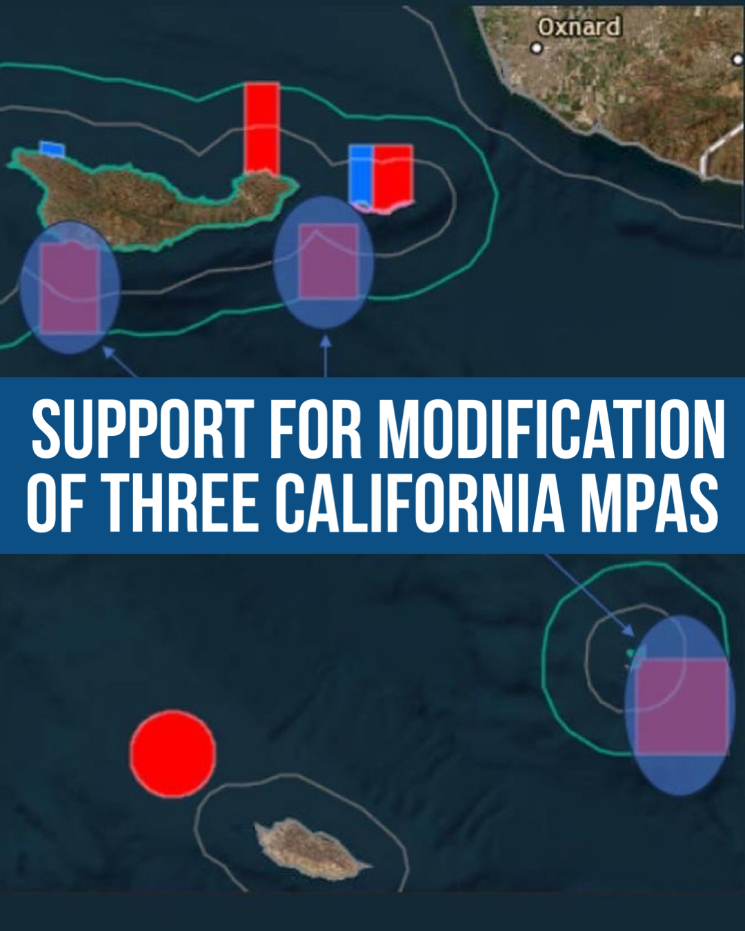 Support for Modification of Three California MPAs to allow for Pelagic/HMS Limited Take