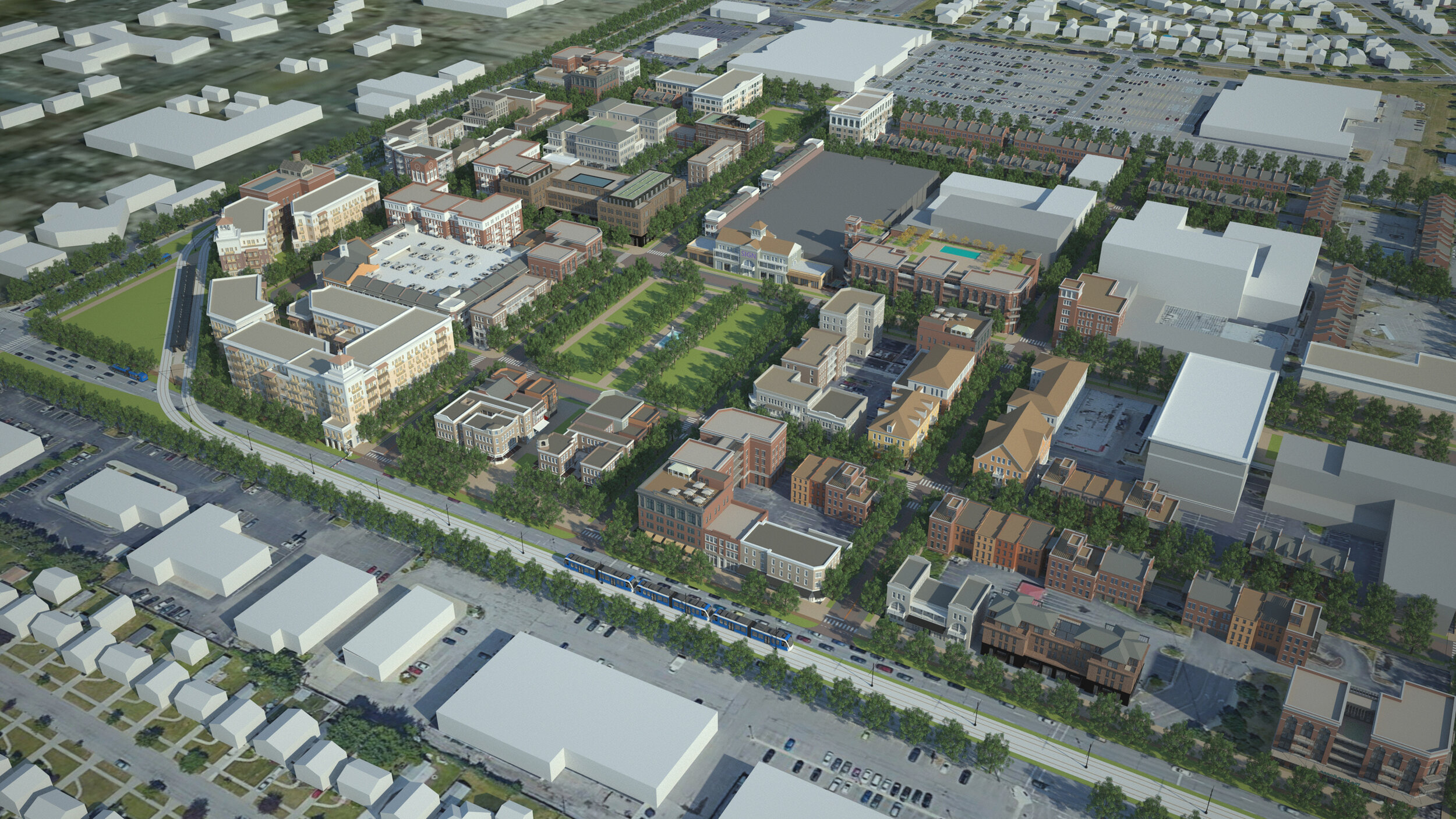 Potential redevelopment of the Boulevard Mall site