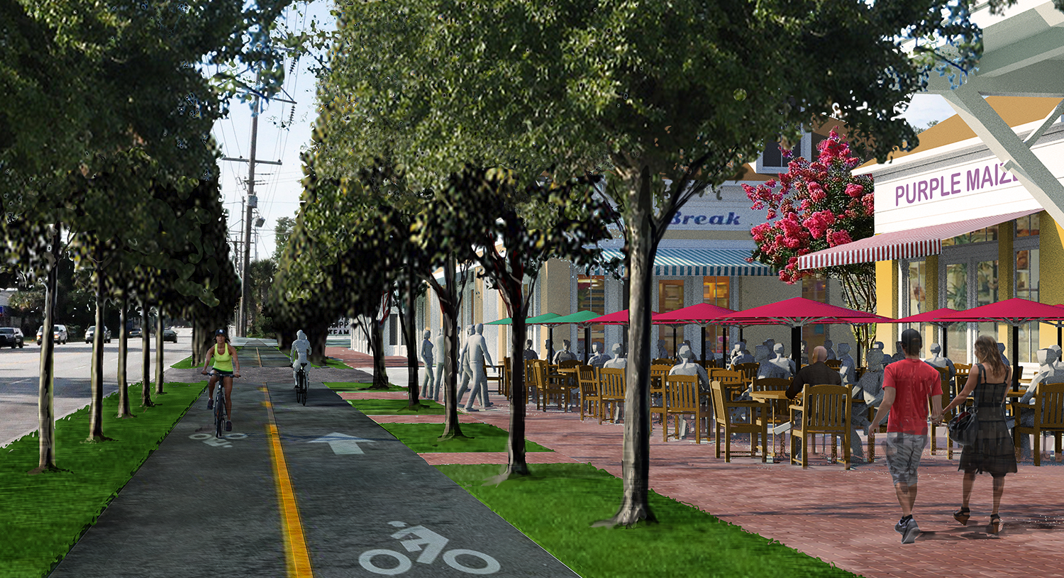 Commercial Core North - 03 - bikeway and buildings - rev 2.png