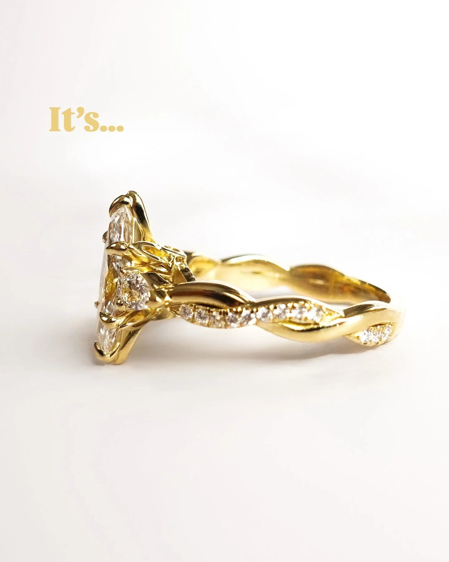 Oh, you thought that engagement rings were generally just about the top view?