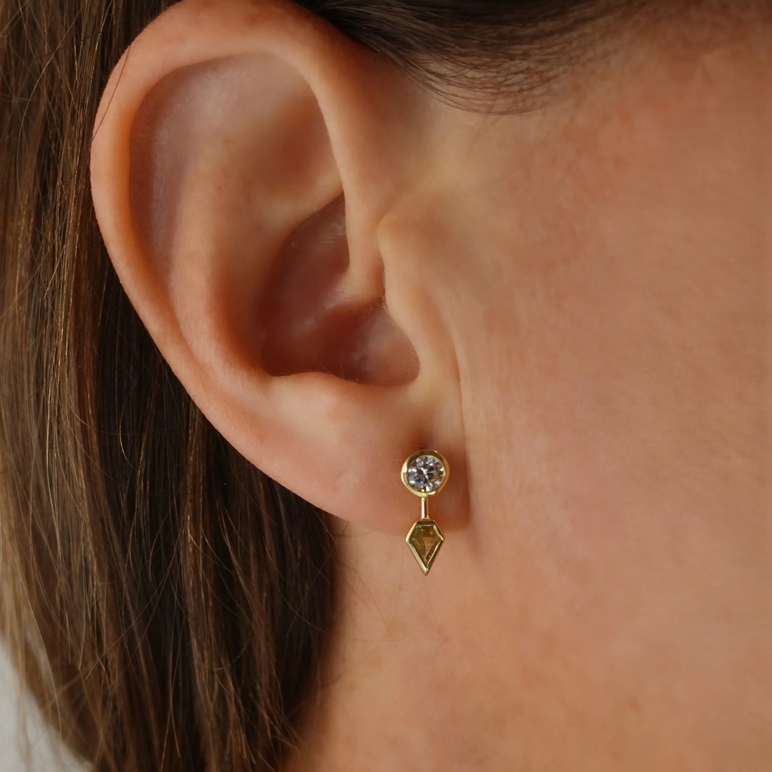 Lemon drop earrings