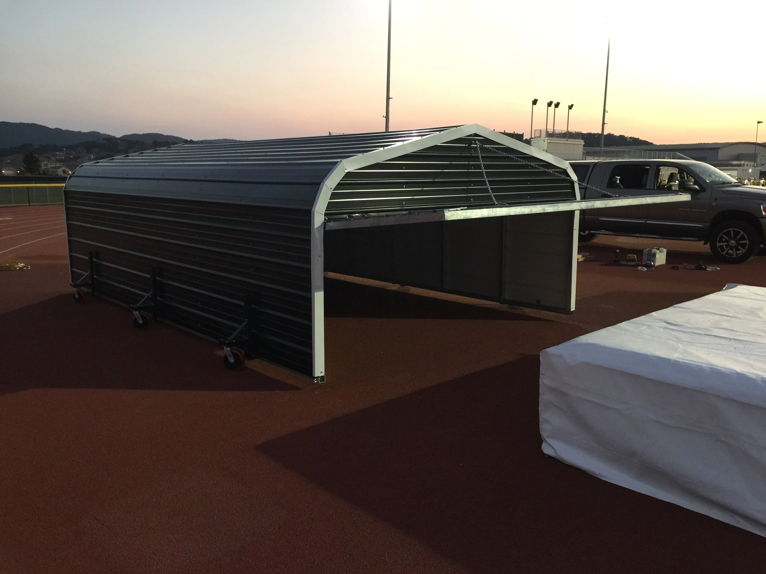 HIGH JUMP PIT SHELTER 20' X 12'