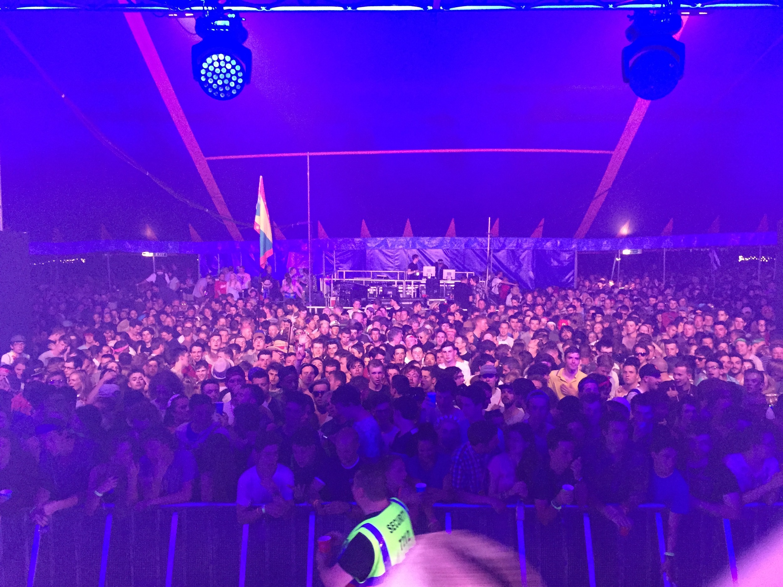 The view from the stage at Glastonbury 2015 with ODB!
