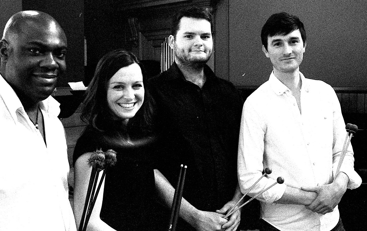 With London Percussion after our recital at Edinburgh University