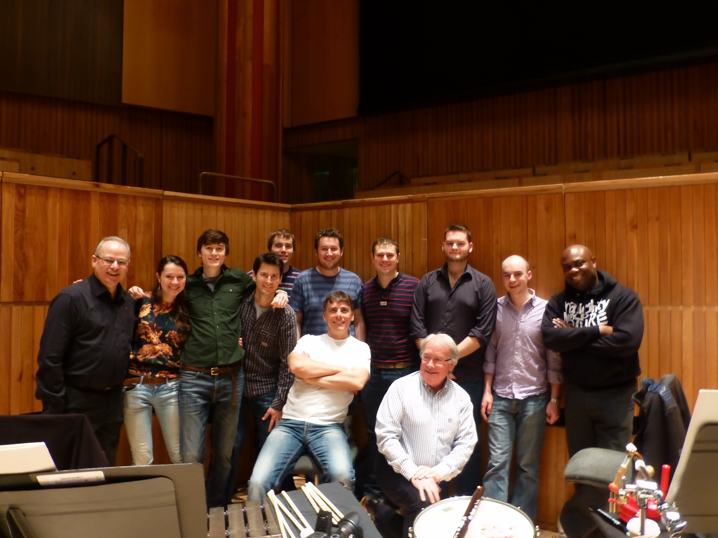Rehearsing 'Ameriques' by Varese with the LPO