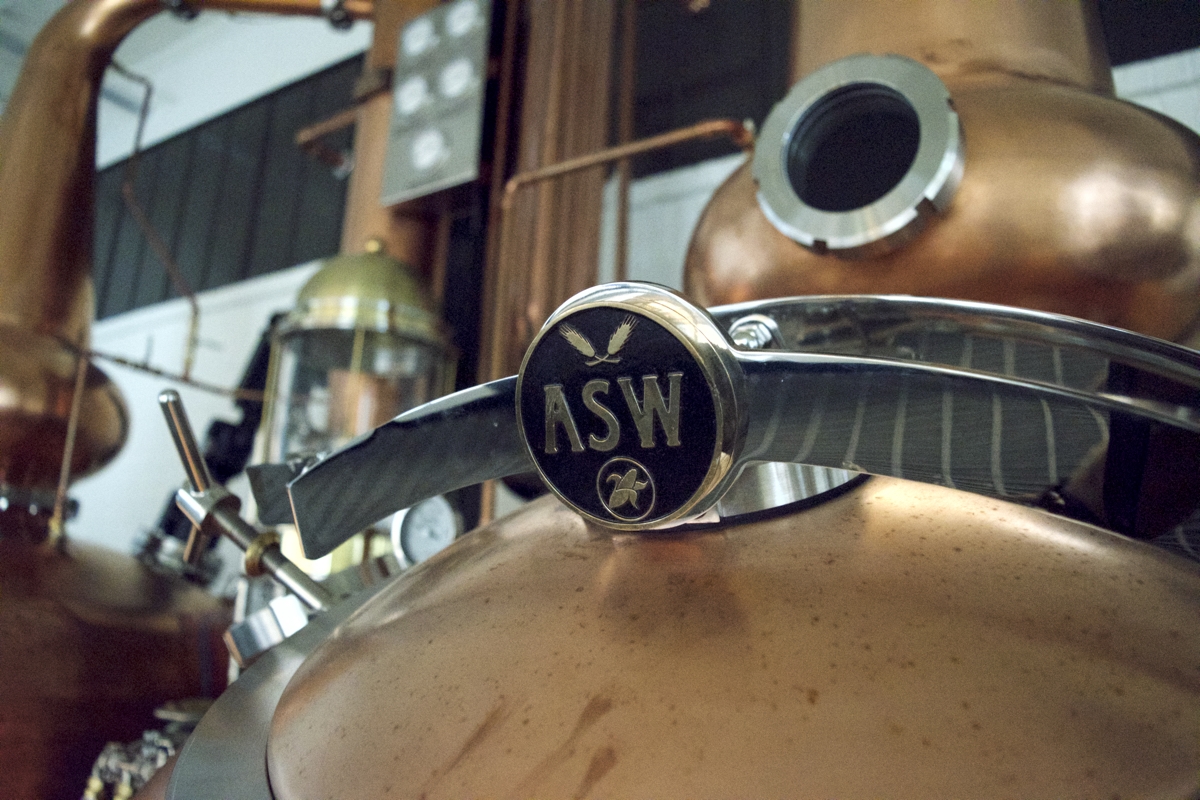 ASW Distillery - Atlanta craft whiskey & brandy distillery - Vendome pot still top