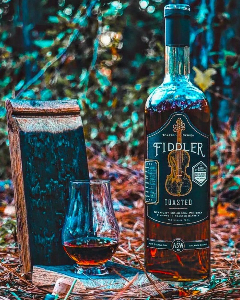 Welcoming spring in all its showers with some Fiddler Toasted Bourbon tonight! Photo courtesy of our friend @mr._given