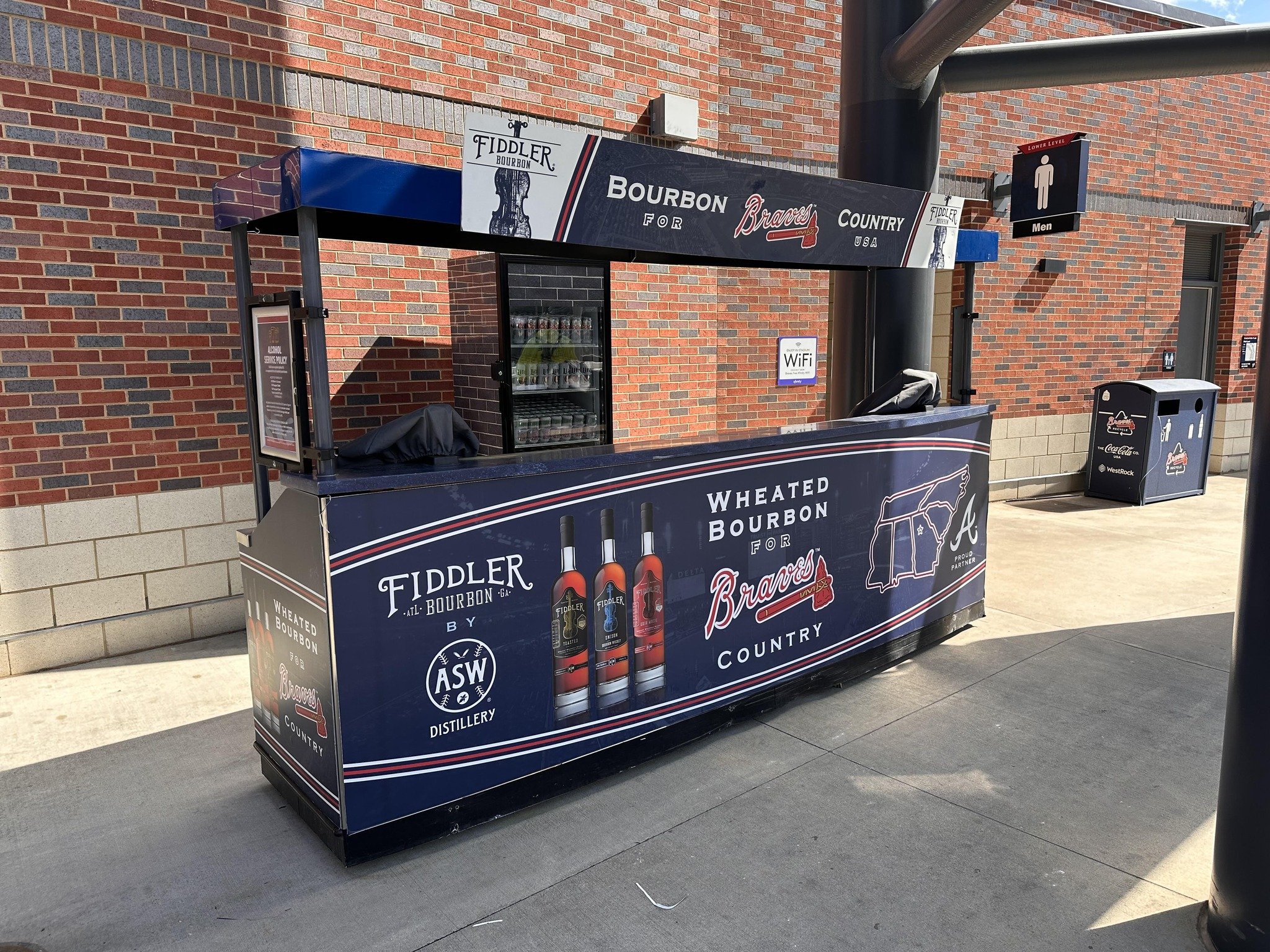 Check out our new digs in the @Braves stadium! Located behind Sections 147/148 in left field, it has lots of your favorite Fiddler Bourbons, Winterville Gin, and more. 

Perfect for your sipping preferences with the home stand starting tonight &ndash