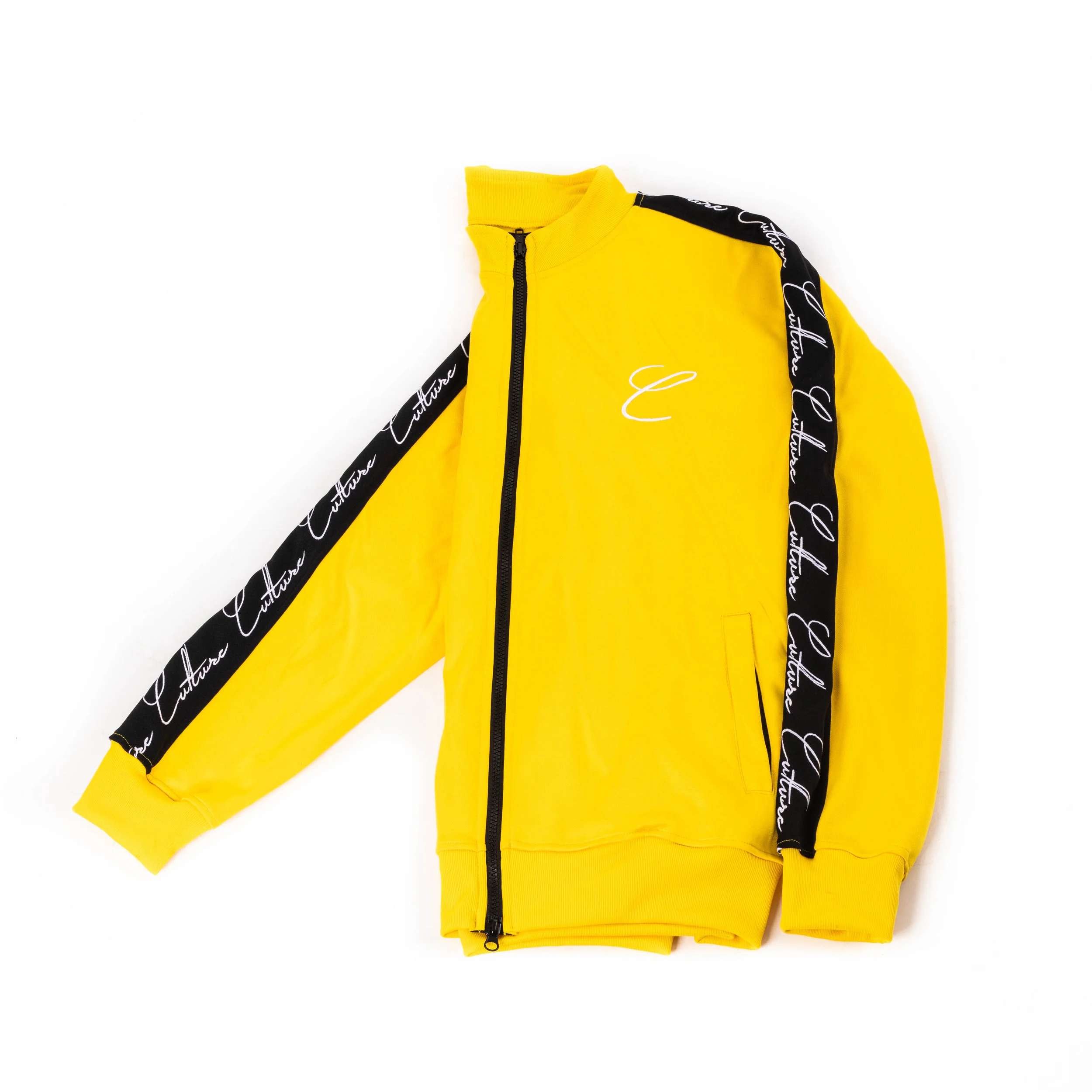 yellow track jacket
