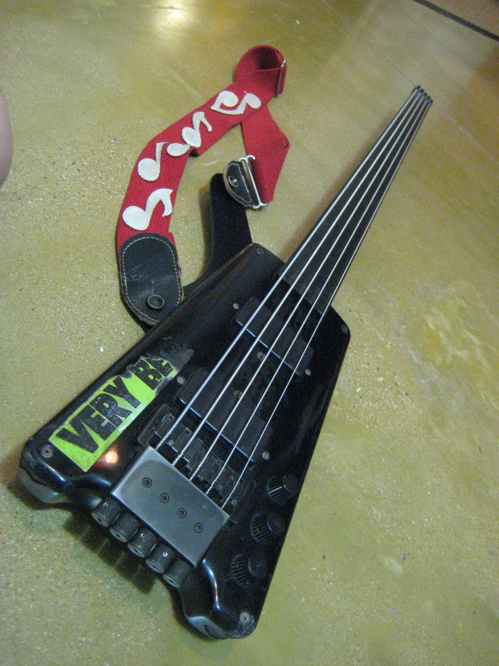 My Steinberger. My fingers have put many miles on that thing.
