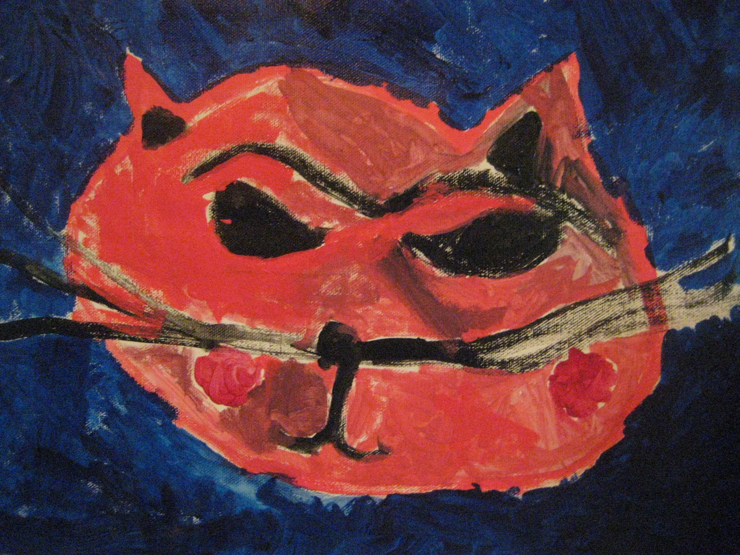  My daughter Ramona painted this when she was about 5. 