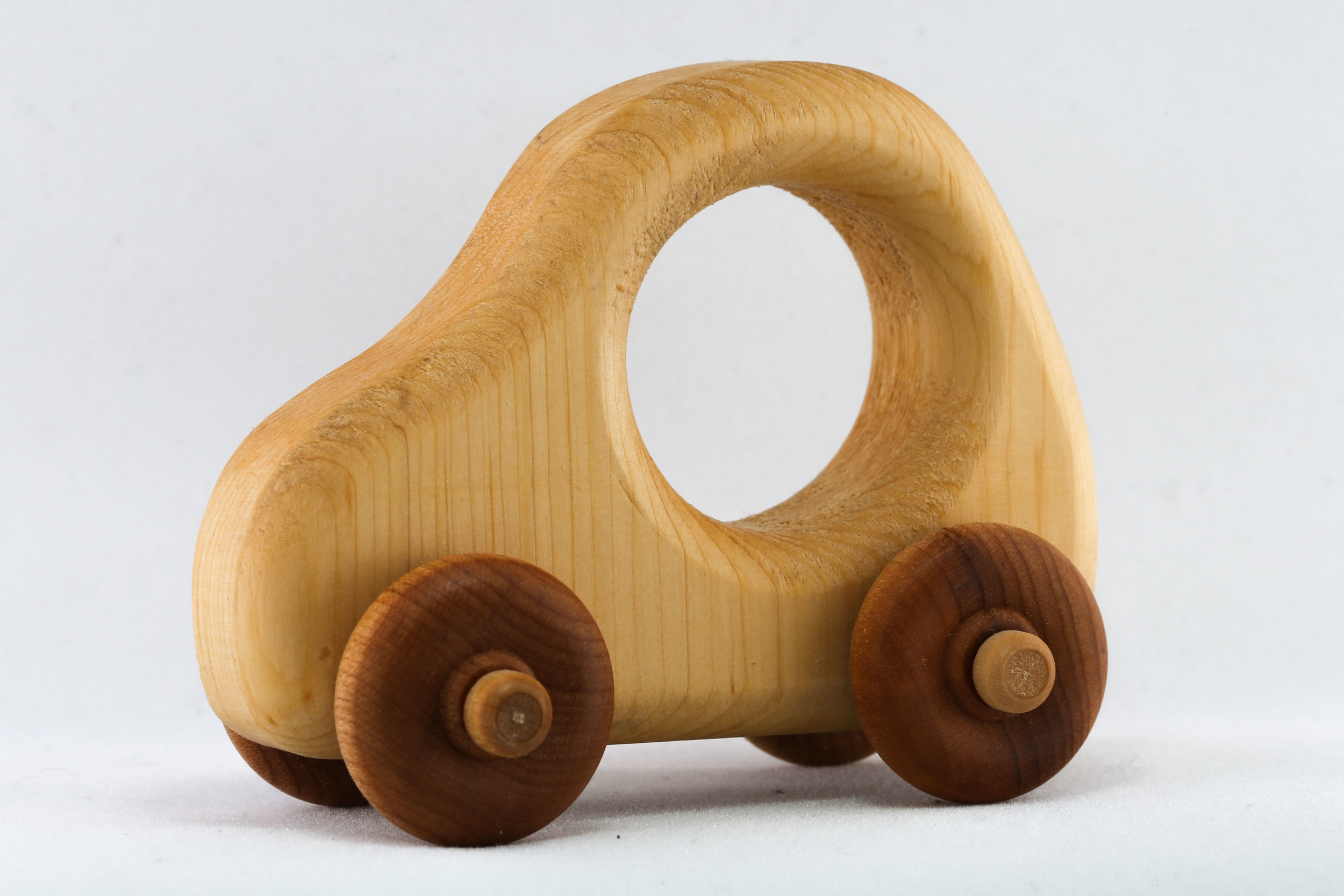 wooden toddler car