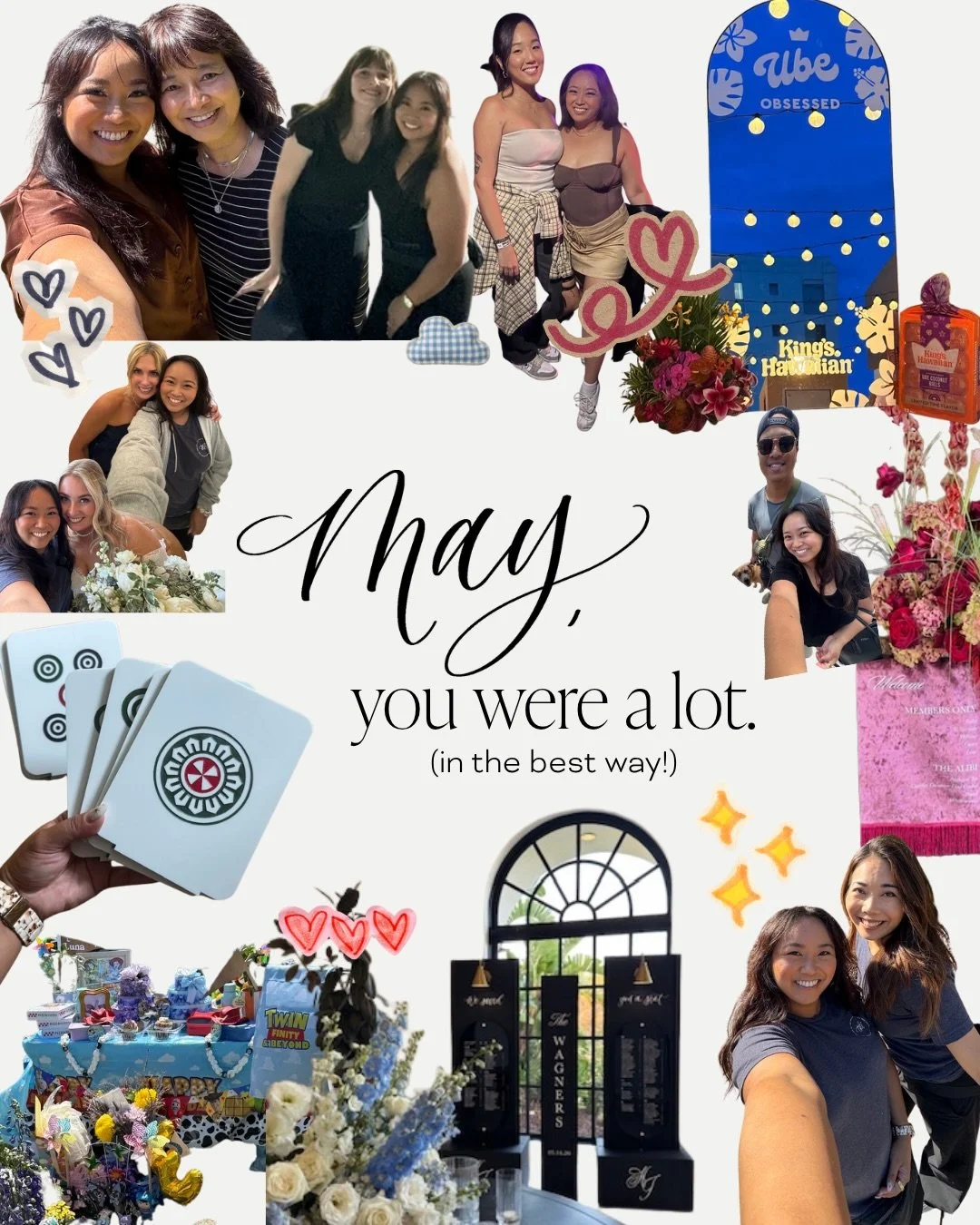 may. scrapbook edition. i don&rsquo;t know how it went so fast. we worked hard, celebrated people we love, showed up for the moments big and small. so grateful for a month that felt this full 🤍

match day photos by @titusandjo 🤍

also so sorry i co