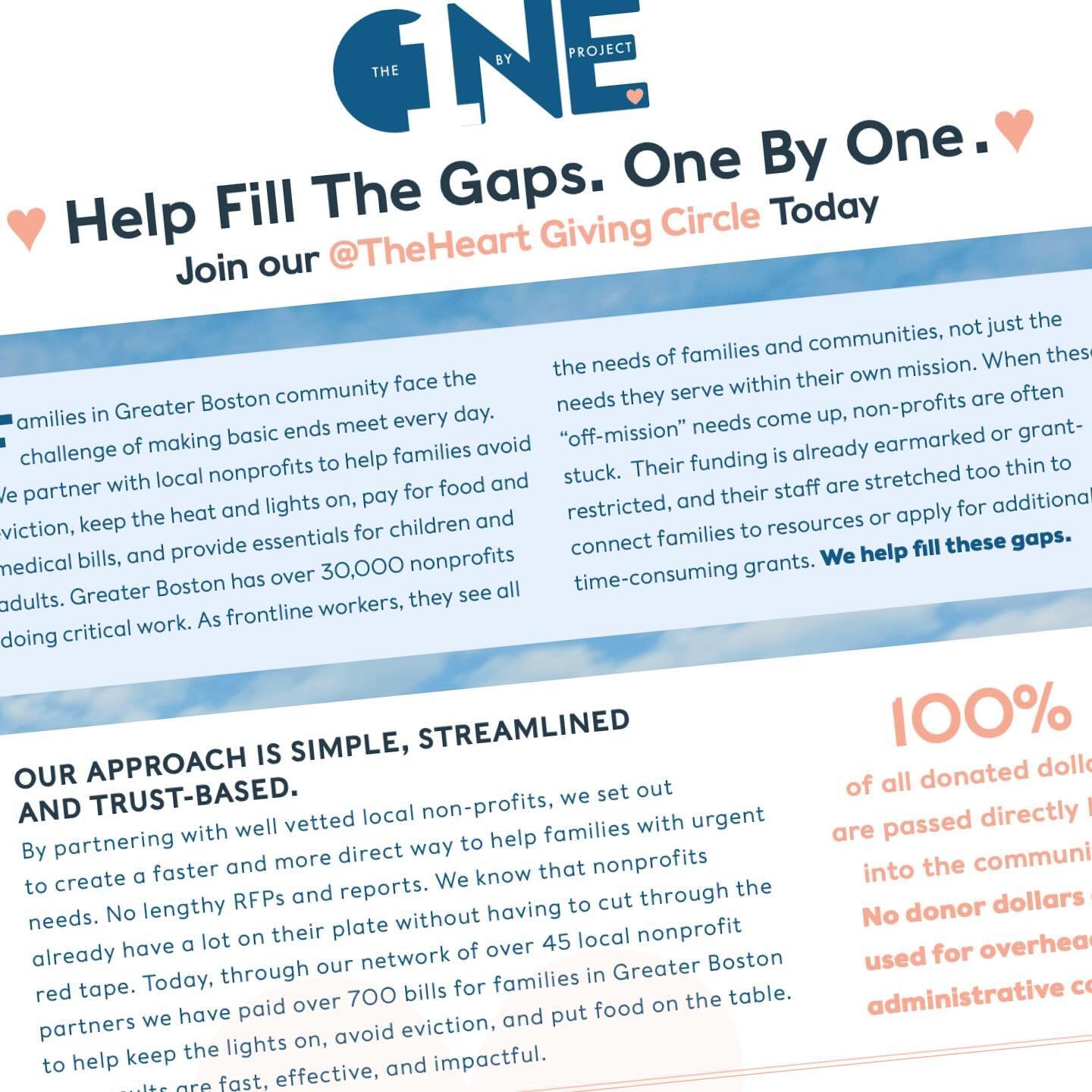 @theonebyoneproject helps local nonprofits fill urgent needs&hellip; such a wonderful org and great collaboration creating this giving sheet!