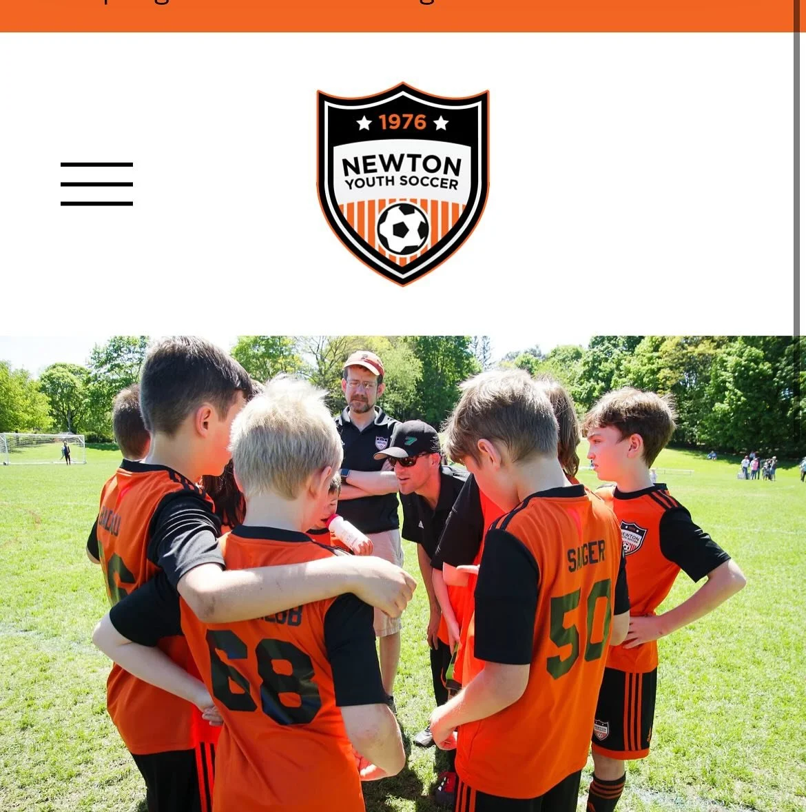 New website for @newtonyouthsoccer went live this summer!