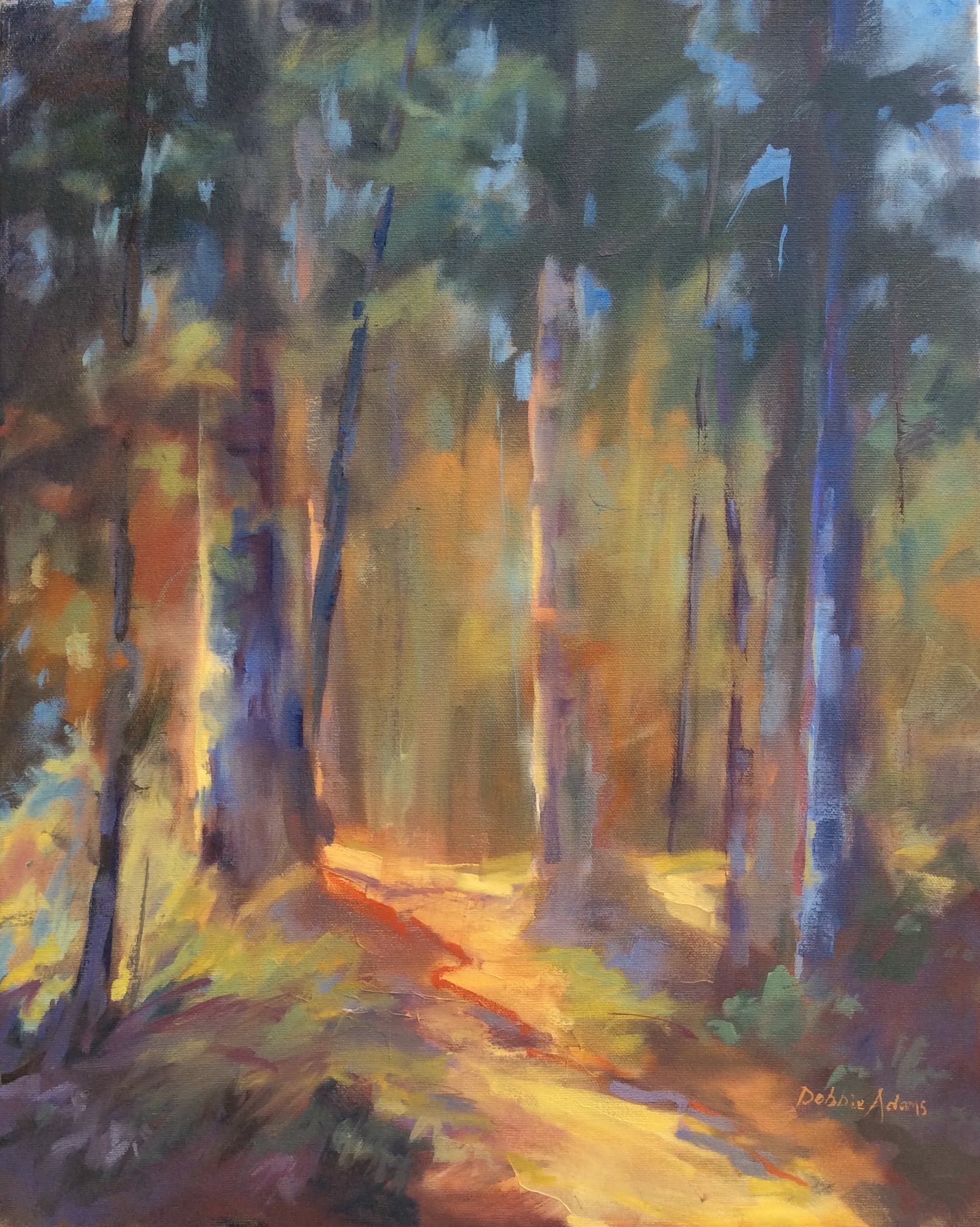 Among the Golden Light - 20x18 oil