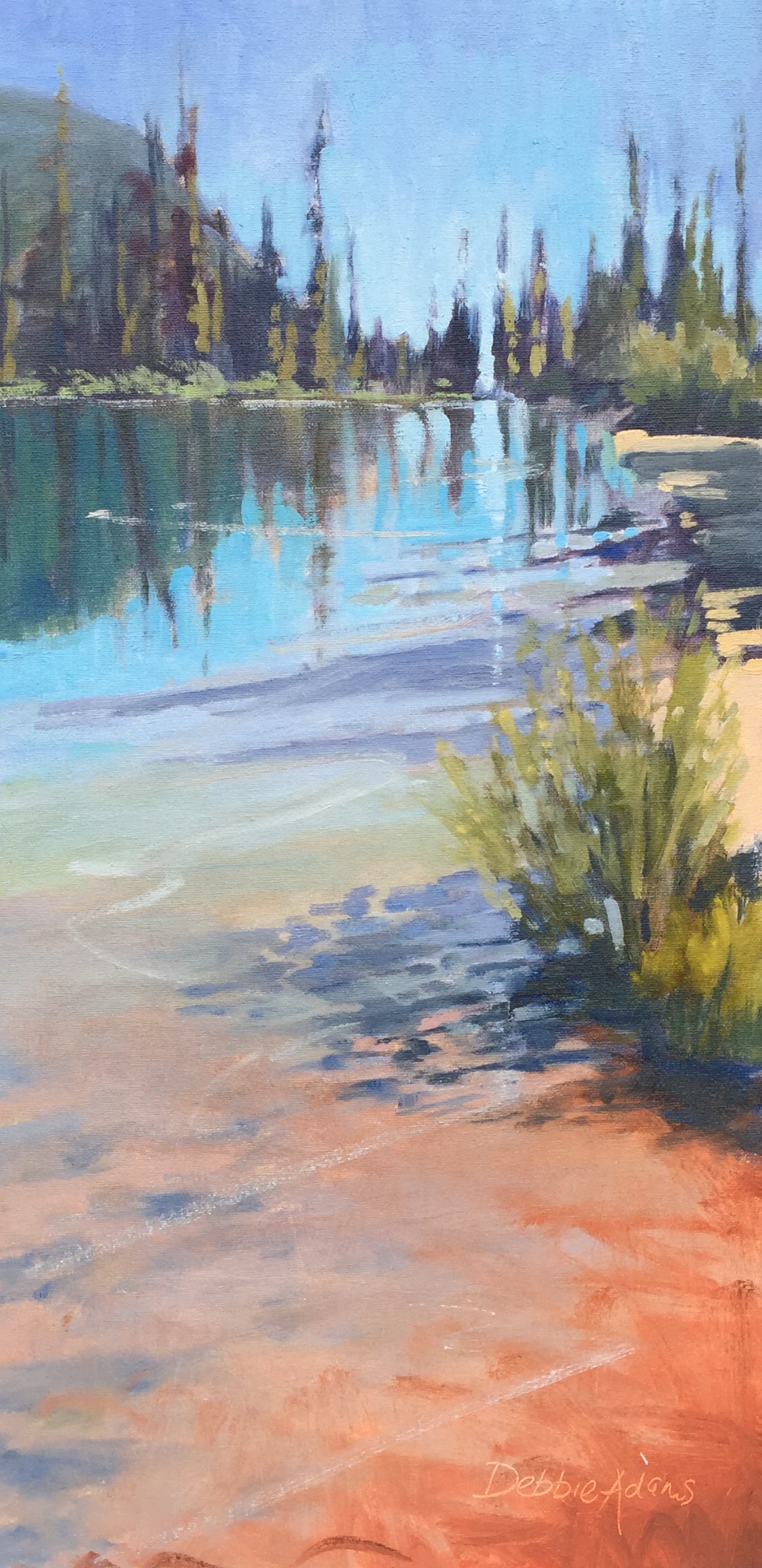 Reflections 12x24 oil