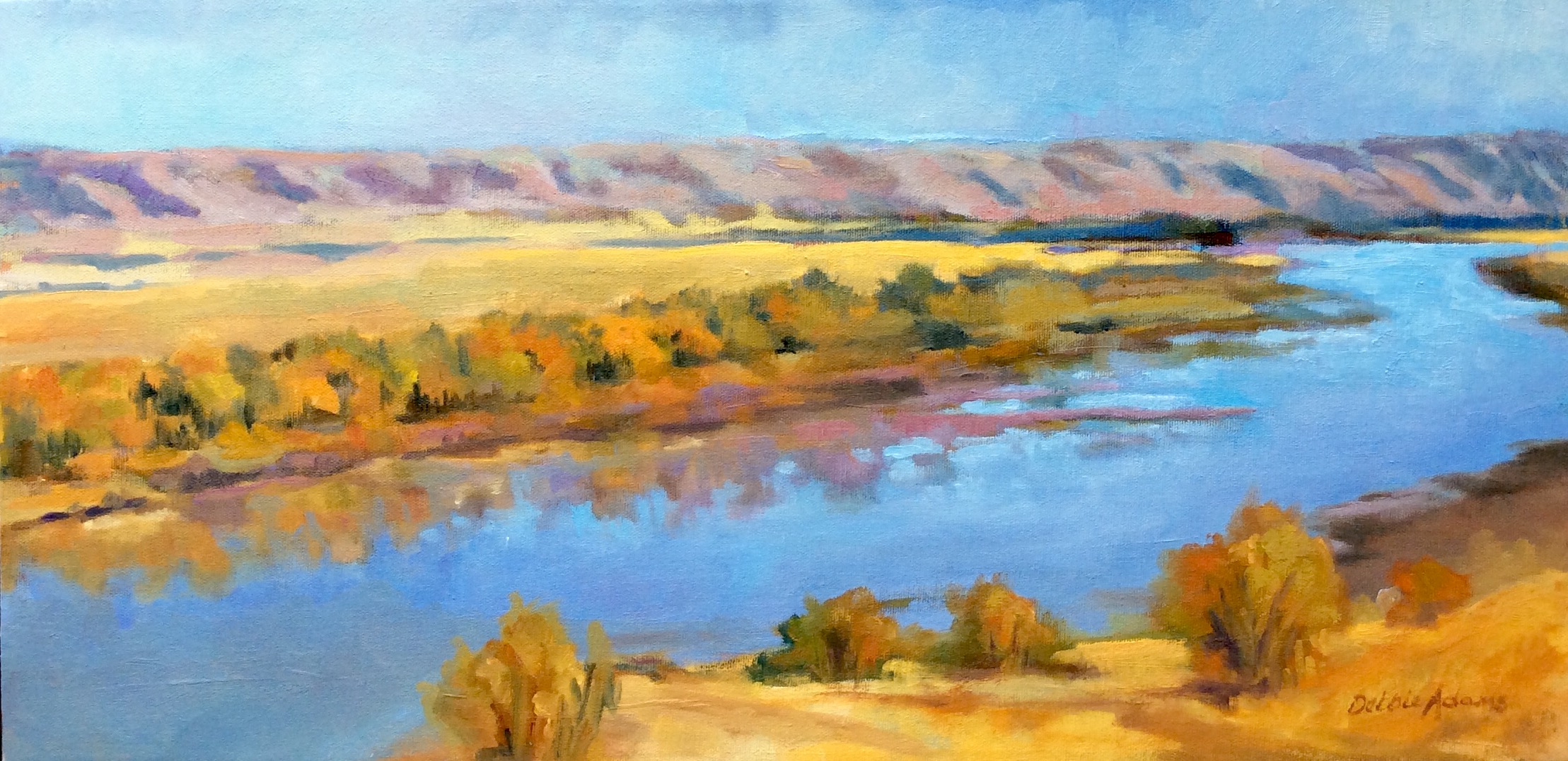 Meandering 24x12 oil